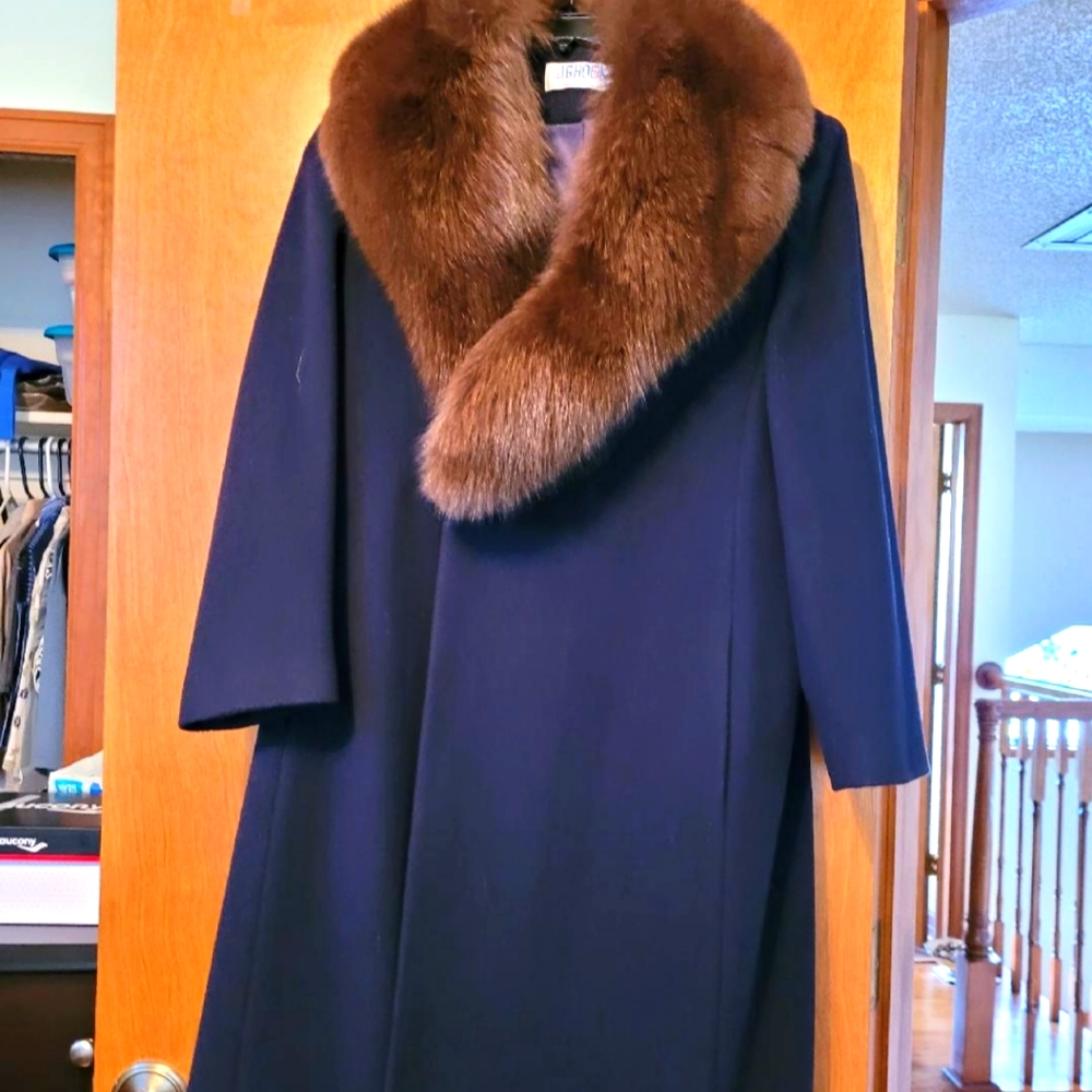 Cashmere and Fox Coat